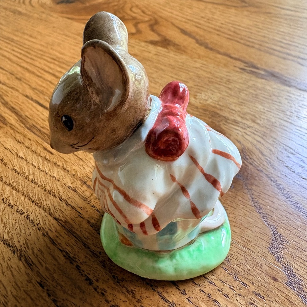 Beswick England old- 1948 Mrs Tittlemouse Beatrix Potter nursery figurine - Picture 4 of 12